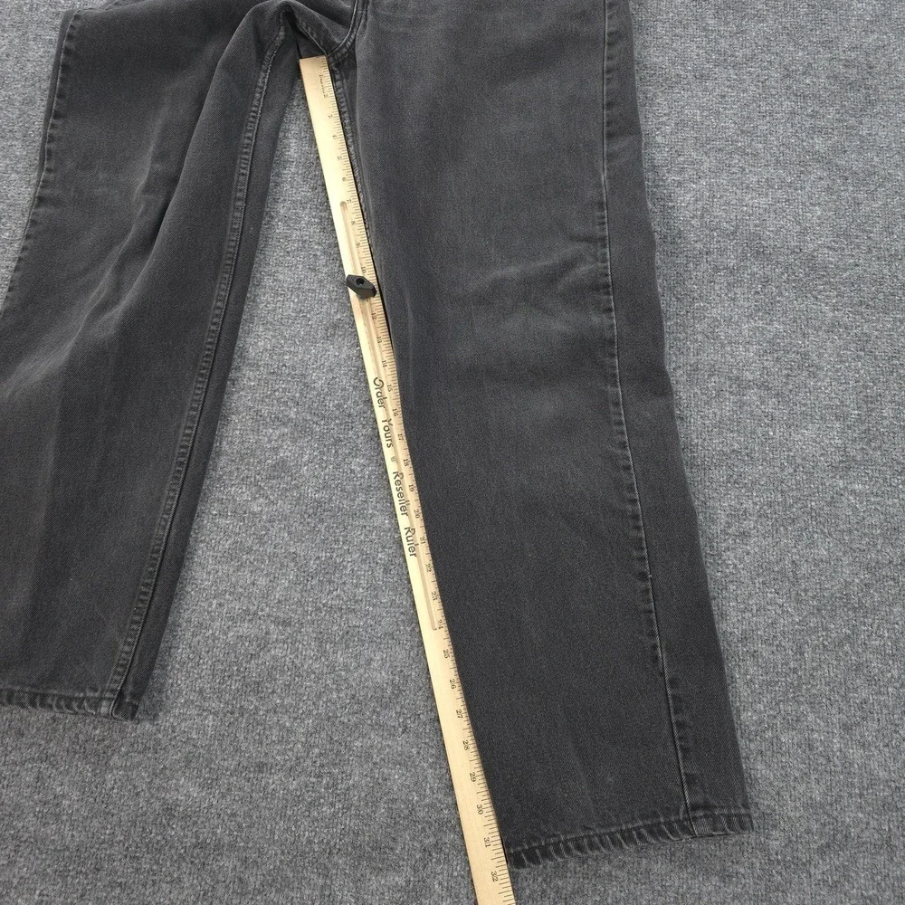 Vintage Levis Jeans Mens‎ 36x32 Black Denim 550 Relaxed Orange Tab 90s USA